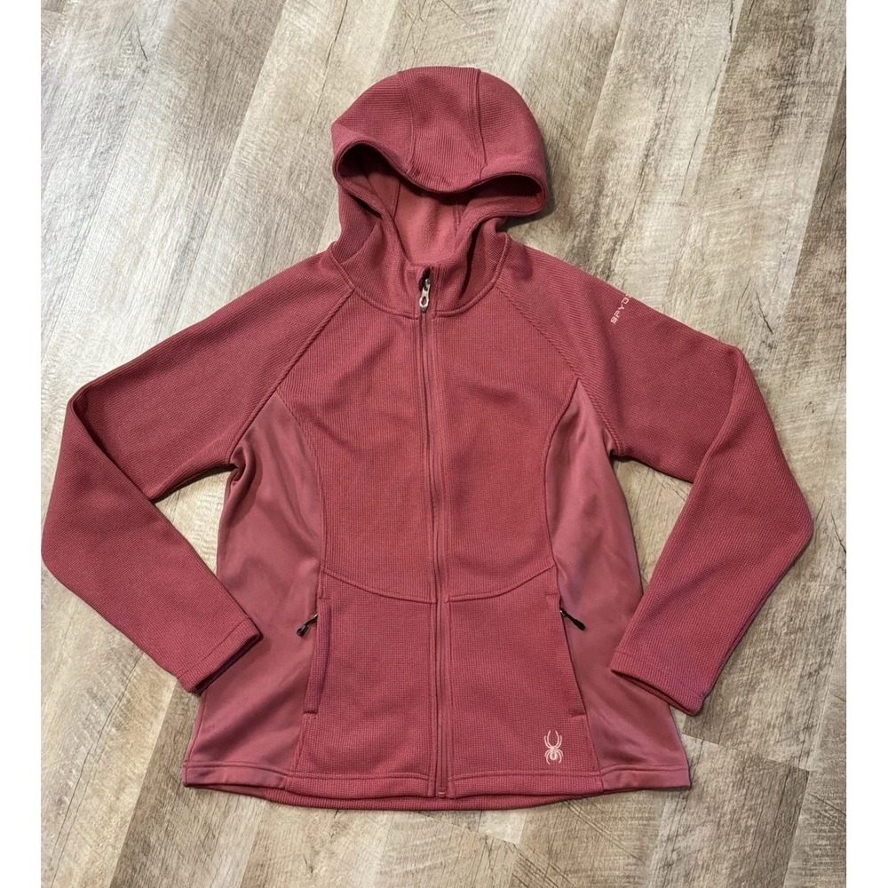 Spyder Women's Polar Venom Full Zip Jacket - Pink - Size XL